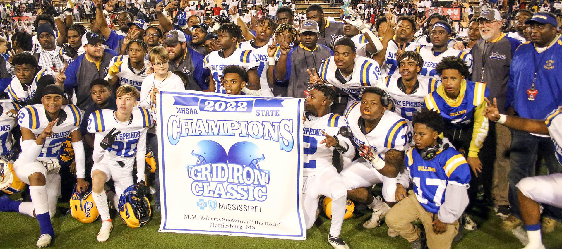 Bay Springs High State Football champs 2022
